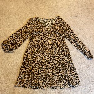Leopard print dress
